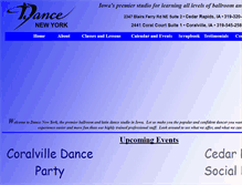 Tablet Screenshot of dancenewyorkiowa.com